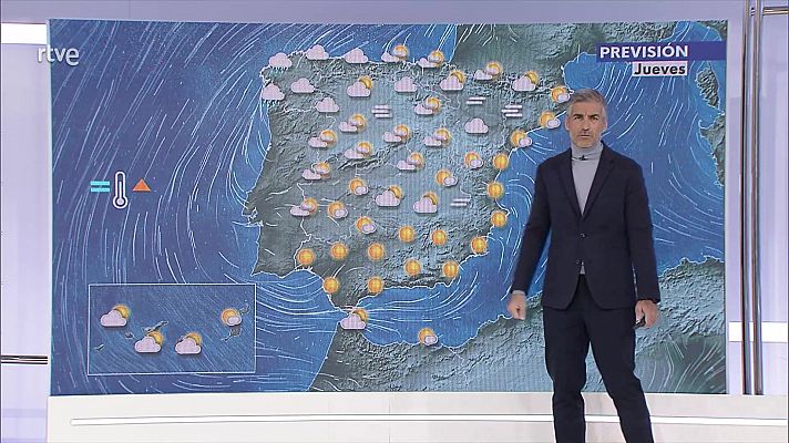 El tiempo - Nieblas engelantes, densas y persistentes en el cuadrante sudeste, zonas de las mesetas, valle del Ebro