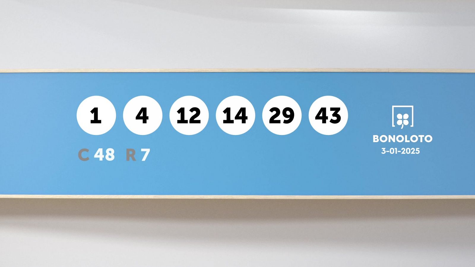 Sorteo de la Lotería Bonoloto del 03/01/2025 - Ver ahora