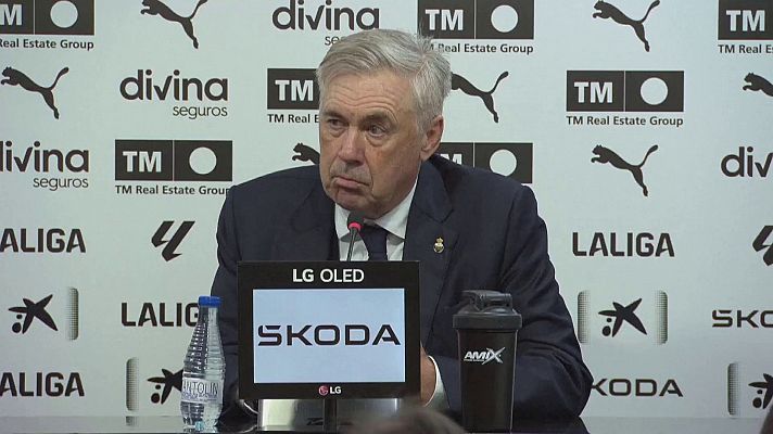 Ancelotti: ''Vamos a recurrir la tarjeta roja a Vinicius''