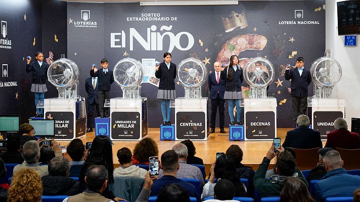 Lotería del Niño - El 78908, primer premio de la Lotería del Niño 2025