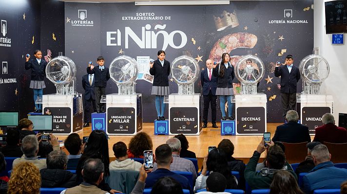 El 78908, primer premio de la Lotería del Niño 2025