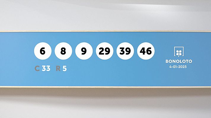 SELAE - Sorteo de la Lotería Bonoloto del 04/01/2025