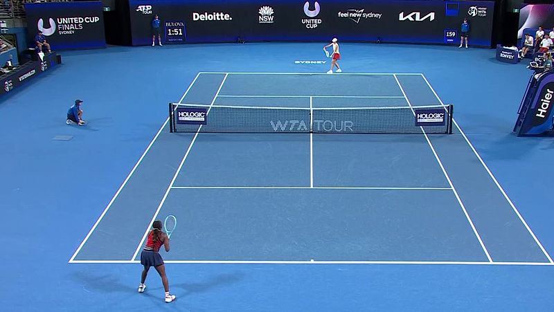 Tenis United Cup - Final: Estados Unidos - Polonia - Partido individual femenino - ver ahora