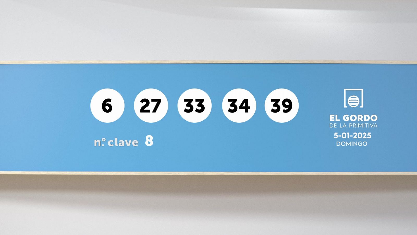 Sorteo de la Lotería Gordo de la Primitiva del 05/01/2025 - Ver ahora