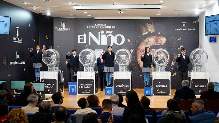 Lotería del Niño - El 06766, segundo premio de la Lotería del Niño 2025