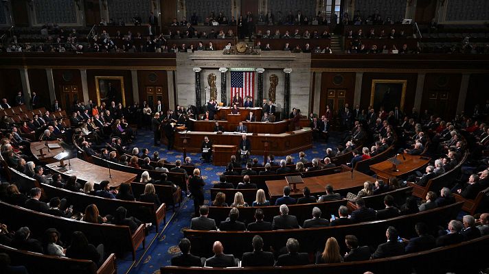 Telediario 2 - El Congreso de EE.UU. certifica la victoria de Trump en las elecciones cuatro años después del asalto al Capitolio