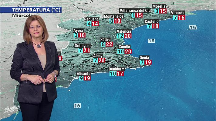 El tiempo en la Comunitat Valenciana - 07/01/2025