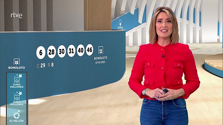 Loterías - Sorteo de la Bonoloto y Euromillones del 07/01/2025