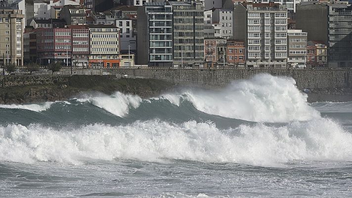 El tiempo - Nubes y precipitaciones en el oeste peninsular