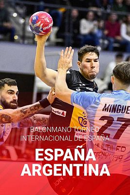 Balonmano - España -  Argentina | Jan Gurri rompe el partido con su acierto en ataque