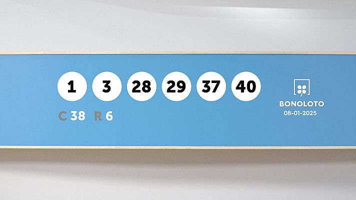 SELAE - Sorteo de la Lotería Bonoloto del 08/01/2025