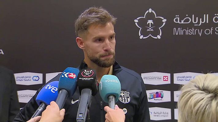 Fútbol - Íñigo Martínez "feliz", tras la cautelar: "Nos alegramos. Han sido momentos complicados"