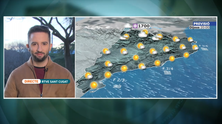 El temps - Dijous sense fred, amb vent i força sol. Quan tornarà el fred?