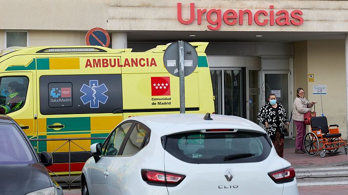 Telediario 1 - La epidemia de gripe tensiona centros de salud y hospitales