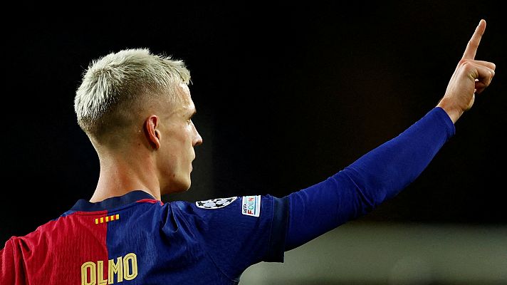 Telediario 1 - División de opiniones en la decisión del CSD sobre los azulgranas Dani Olmo y Pau Víctor