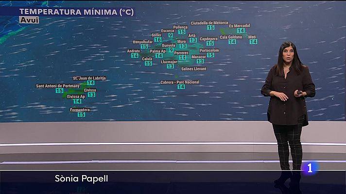 El temps a les Illes Balears - 09/01/25