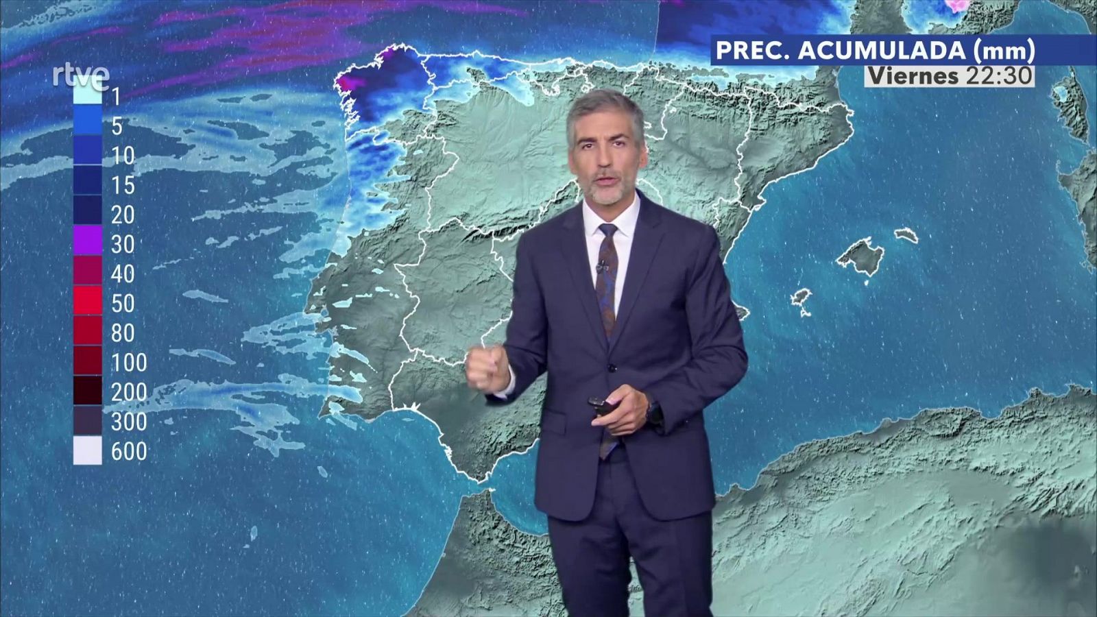 Precipitaciones persistentes en el entorno del golfo de Cádiz y Estrecho