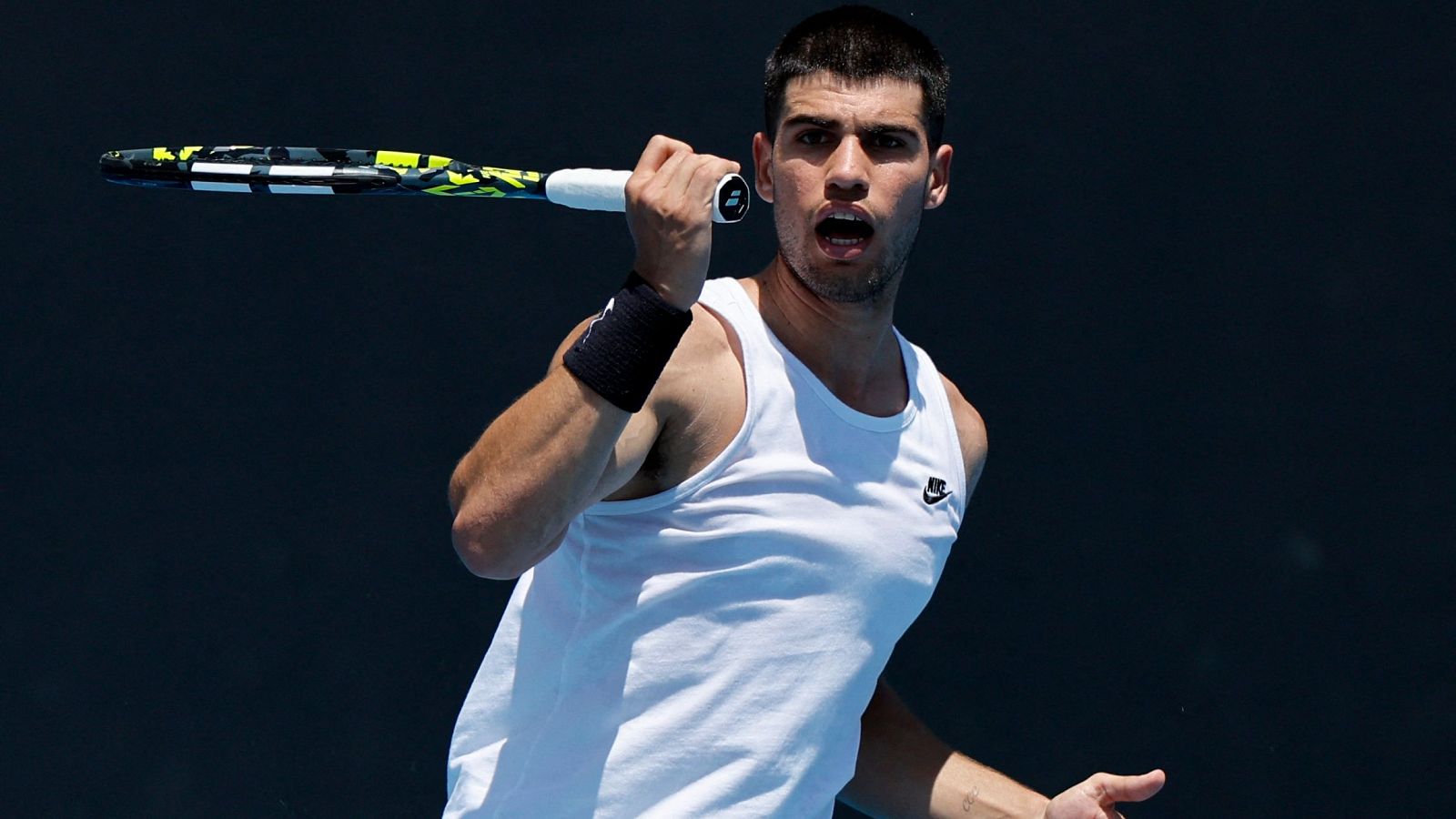 Alcaraz primera victoria año ante Popyrin antes Abierto Australia - Tenis | Ver