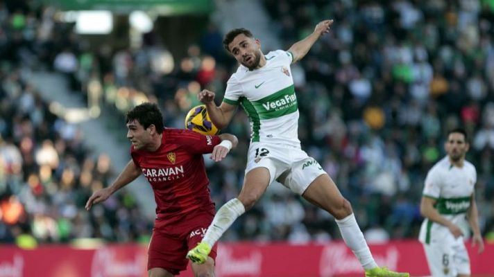 Elche - Zaragoza: resumen del partido, 22ª jornada