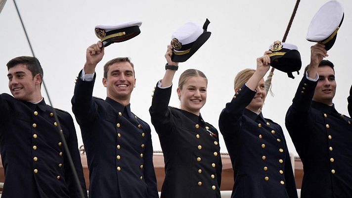 Fin de semana 24h - Leonor parte a bordo del buque de Elcano