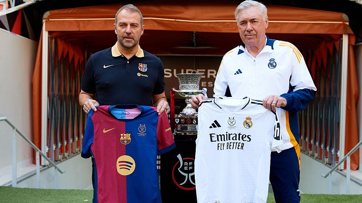  - Ancelotti buscará el equilibrio en la Supercopa ante un Barça que quiere jugar igual que en el Bernabéu