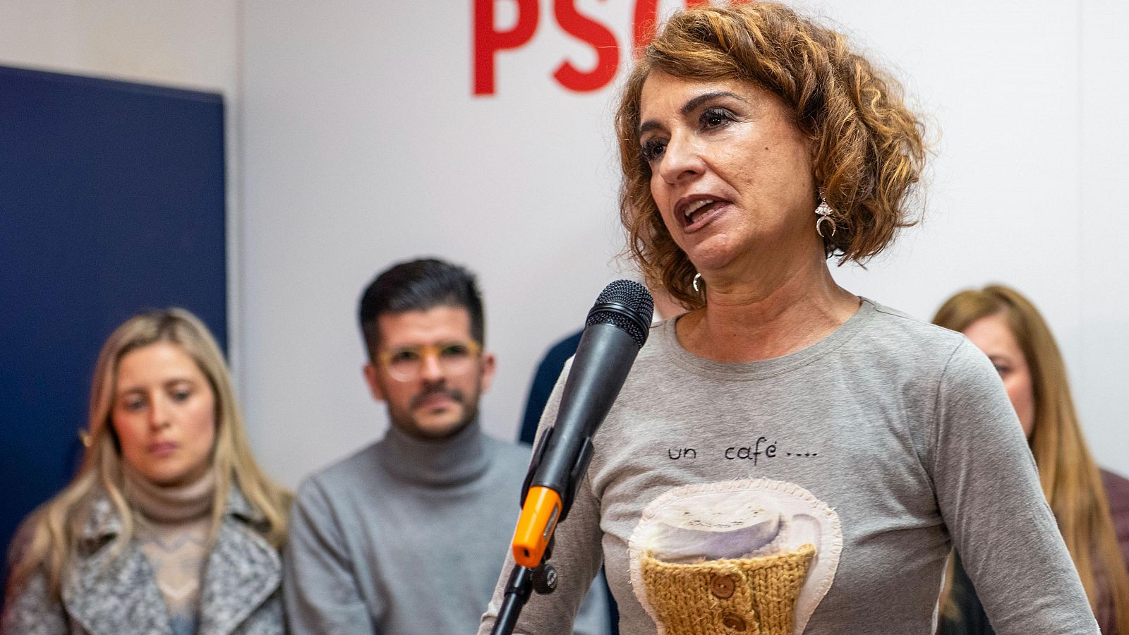 Primer acto de Montero como precandidata a las primarias del PSOE andaluz