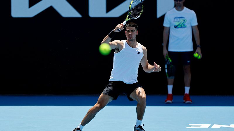 Alcaraz debutará el lunes ante Shevchenko en el Open de Australia | Ver