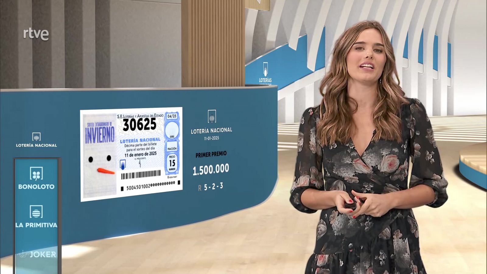 Sorteo de la Lotería Nacional del 11/01/2025 - ver ahora