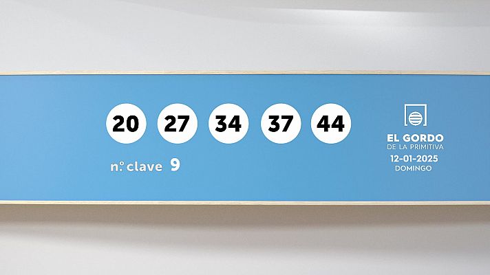 SELAE - Sorteo de la Lotería Gordo de la Primitiva del 12/01/2025