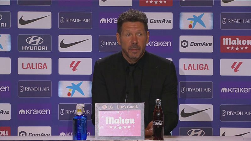 Simeone no se sale del discruso del "partido a partido" - Fútbol | Ver