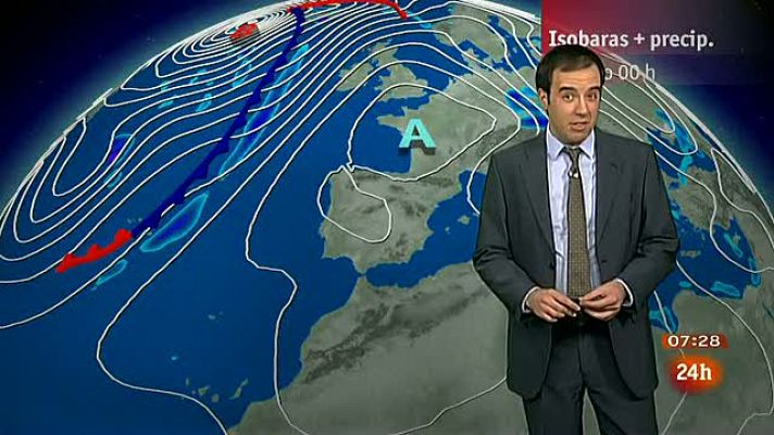 El tiempo - Intervalos de viento fuerte en el nordeste de Girona y calimas en Canarias