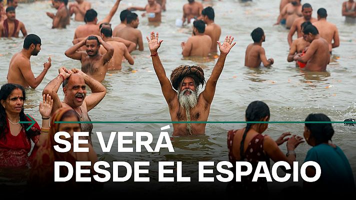 Comienza en India el Festival Maha Kumbh Mela, el mayor peregrinaje del mundo