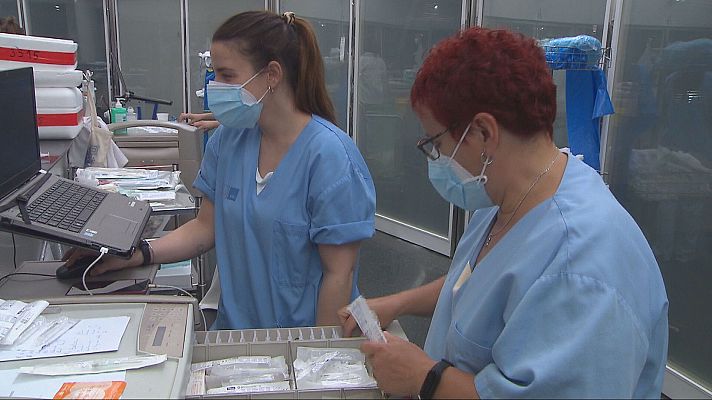 Telediario 2 - Faltan 100.000 enfermeras para alcanzar la media europea