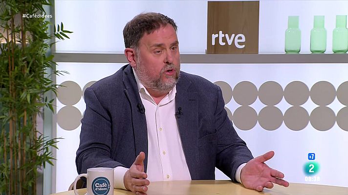 Junqueras, sobre la qüestió de confiança de Junts: "No aporta gaire"