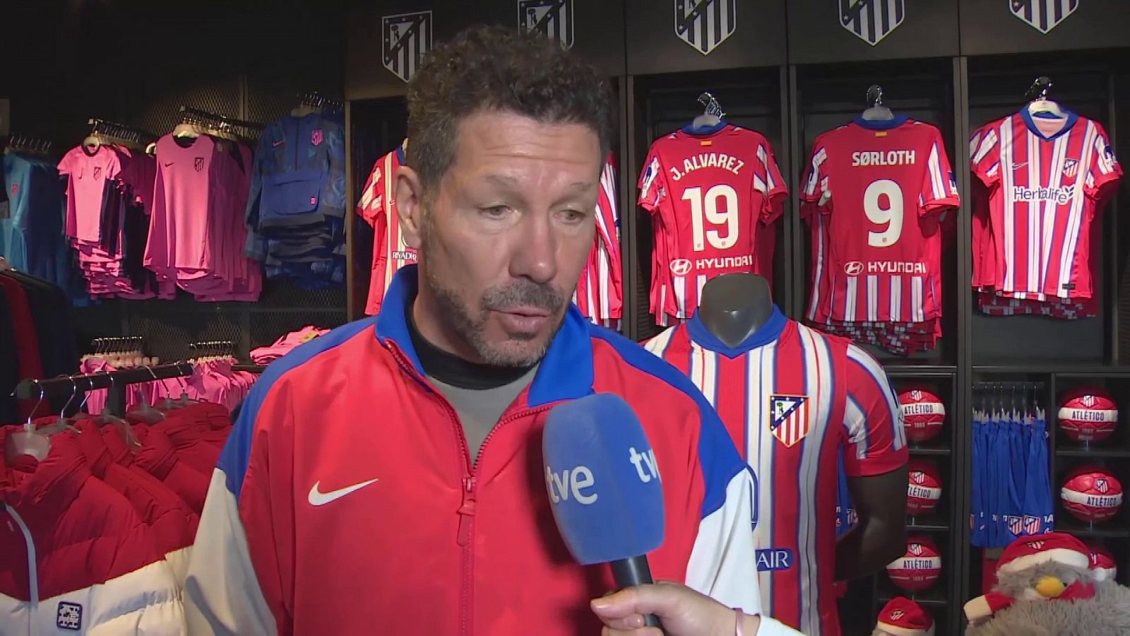 Diego Simeone, a TVE: "Mi ilusión no es por ganar títulos, sino por estar en el Atlético de Madrid"