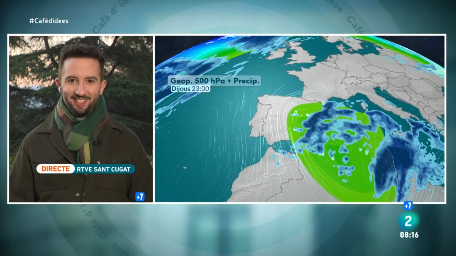 El Temps - Fred i sol, abans d'un canvi amb ruixats, neu, vent i onatge | Veure