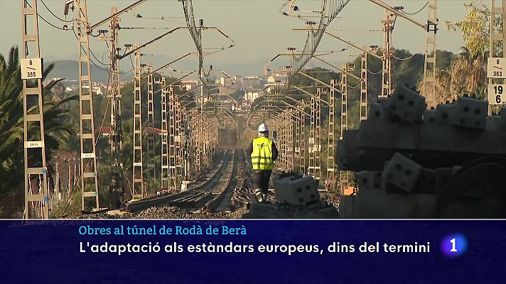 L'Informatiu - Les obres del túnel de Roda de Berà estaran acabades el 3 de març