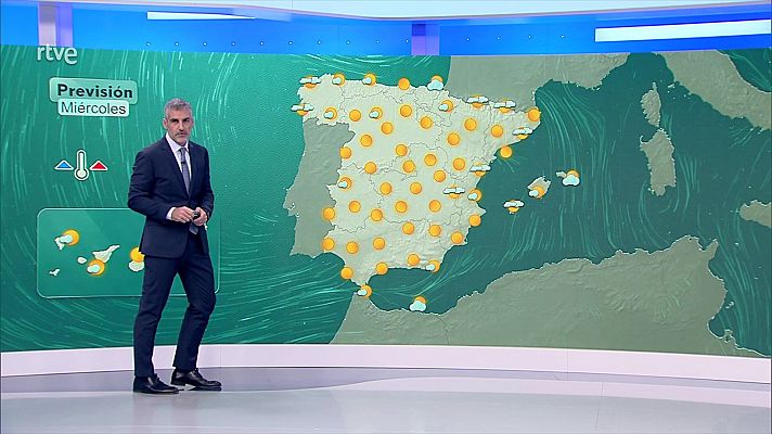 El tiempo - Heladas intensas en amplias zonas del tercio nordeste peninsular