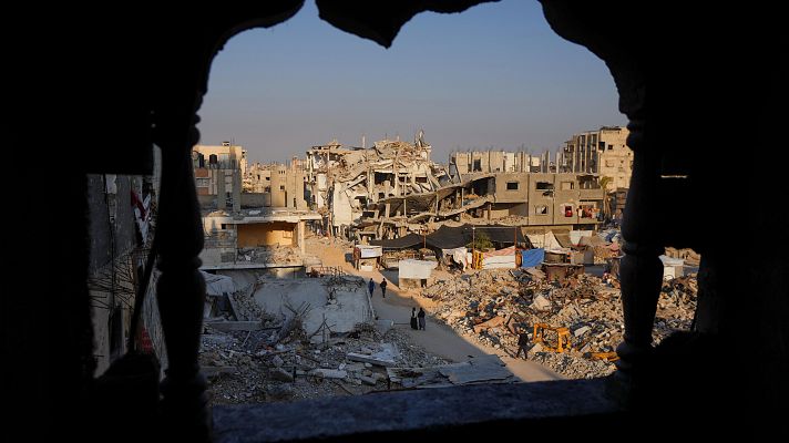 Telediario 2 - Netanyahu, presionado por varios frentes para alcanzar el alto el fuego