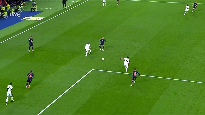 Copa del Rey - Real Madrid - Celta: un error de Camavinga da pie al gol de Bamba (2-1)