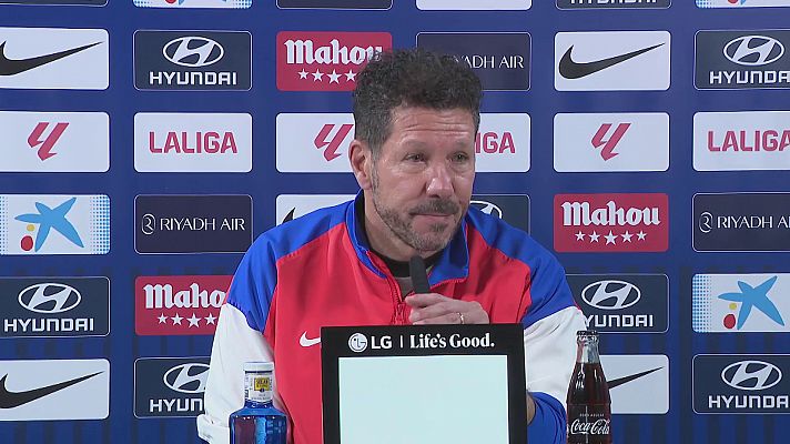 Fútbol - Simeone: "Ayer hubo episodios como los que hay desde hace 100 años"