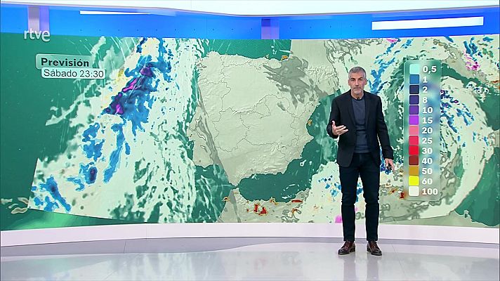 Lluvia con acumulados significativos en el sur de Valencia y el norte de Alicante