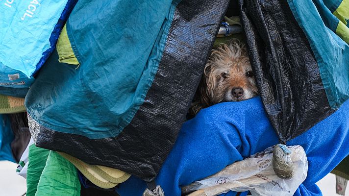 Sobrevivir a las temperaturas bajo cero sin un hogar