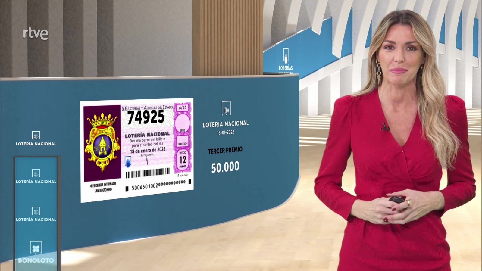 Sorteo de la Lotería Nacional del 18/01/2025 - ver ahora