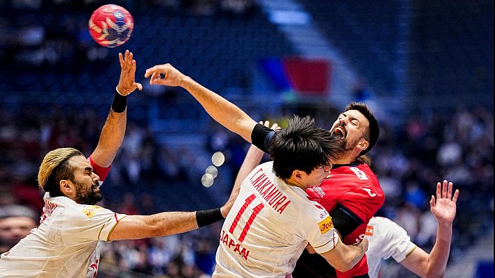 Mundiales de Balonmano - Campeonato del Mundo Masculino. Fase de grupos: España - Japón