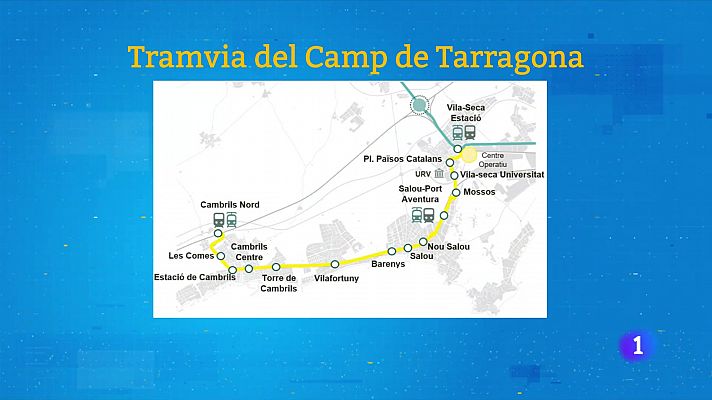 L'Informatiu - El tramvia del Camp de Tarragona, més a prop de ser una realitat