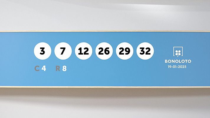 SELAE - Sorteo de la Lotería Bonoloto del 19/01/2025