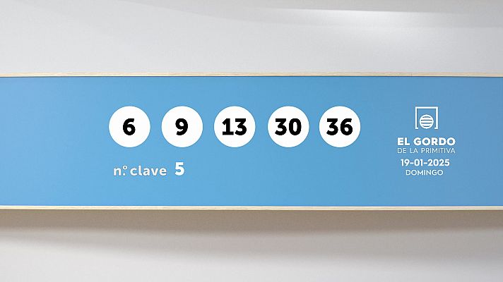 SELAE - Sorteo de la Lotería Gordo de la Primitiva del 19/01/2025