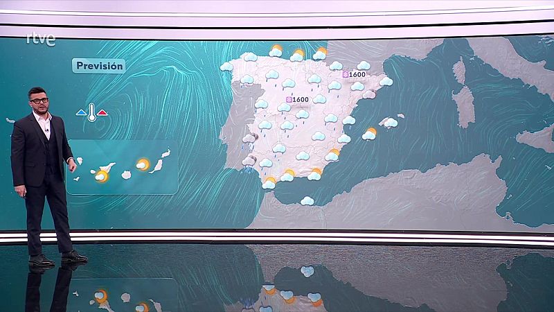 Intervalos de viento fuerte del sur en litorales occidentales gallegos - ver ahora