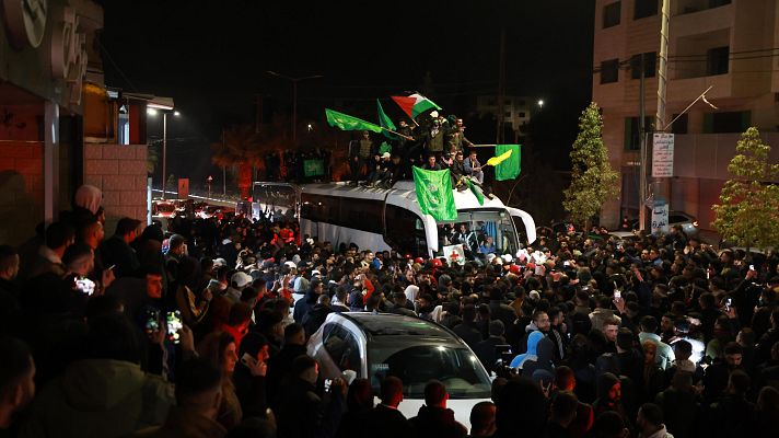 Telediario Internacional - Alto el fuego en Gaza: 90 presos palestinos excarcelados denuncian abusos por parte de Israel